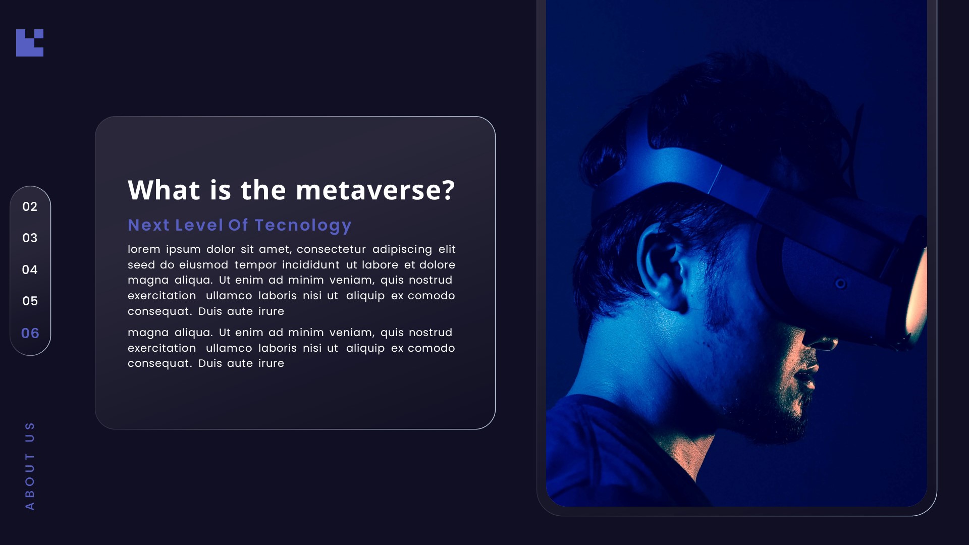 Neverse - Virtual Reality & Metaverse PowerPoint Template By SlideShoot